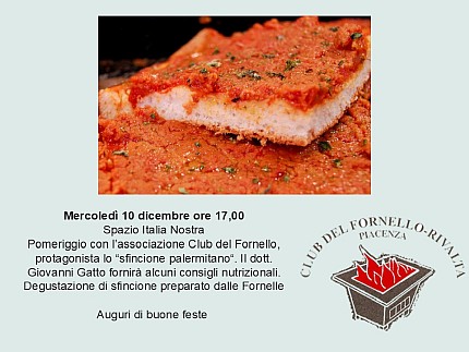 Sfincione con le Fornelle, 10 dicembre 2025